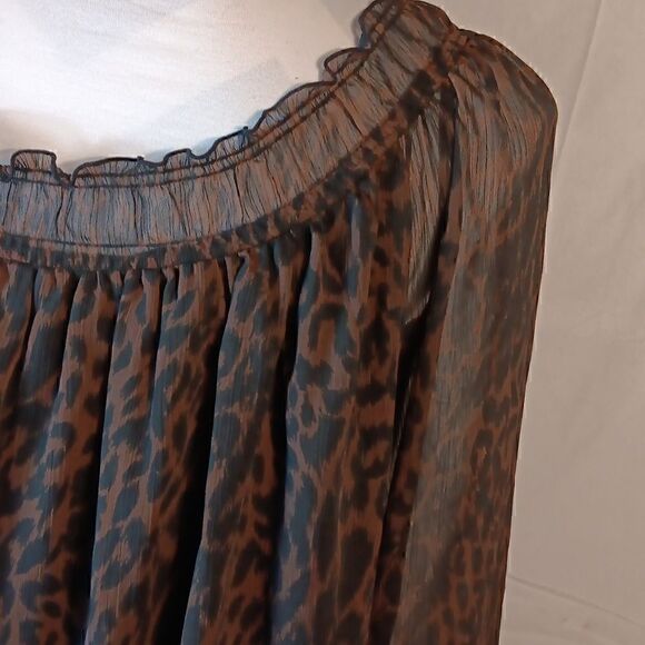 Cato Animal Print Blouse - Picture 5 of 8